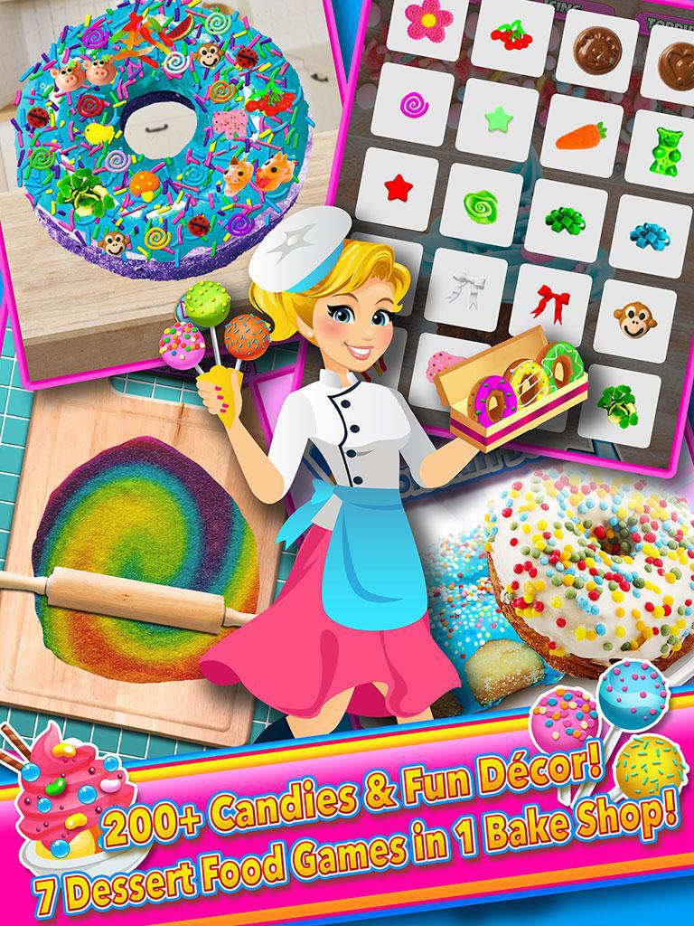 Candy Dessert Bakery Store - Make & Cook Bake Game_游戏简介_图3