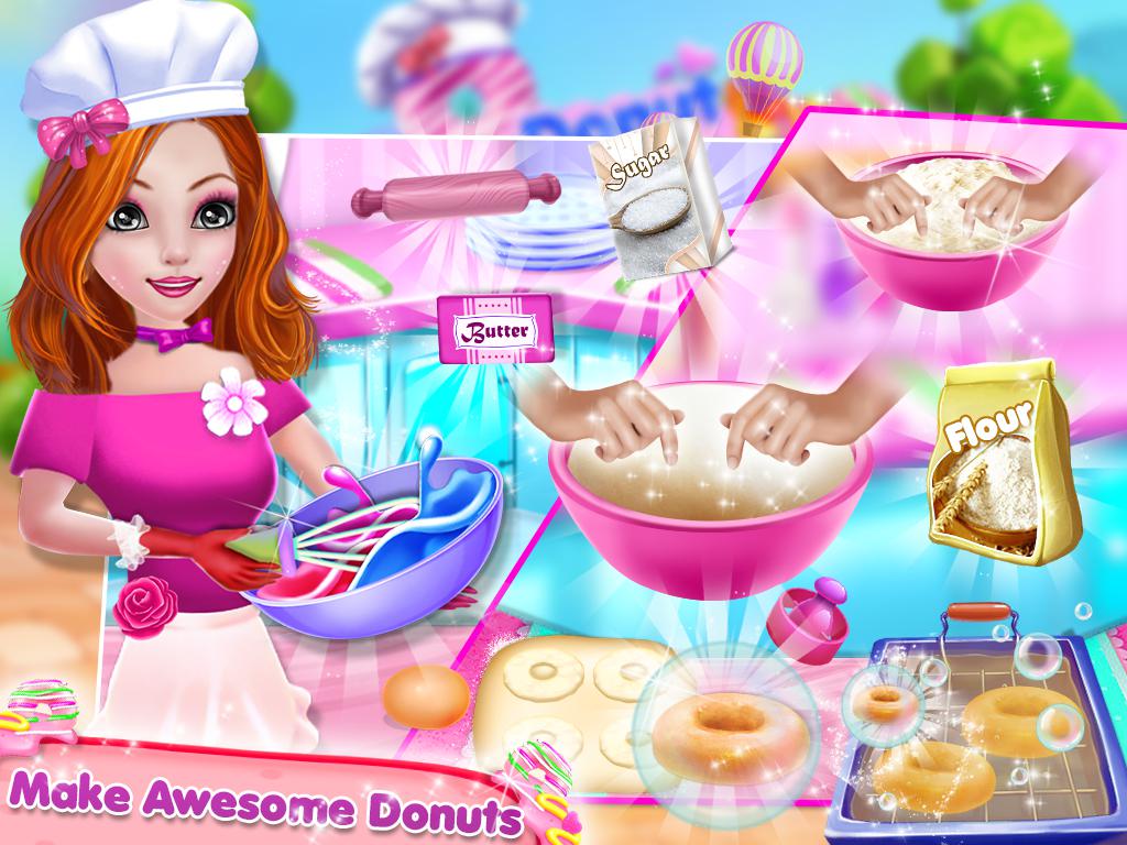Sweet Donut Maker - Crazy Cooking Bakery Shop_截图_2