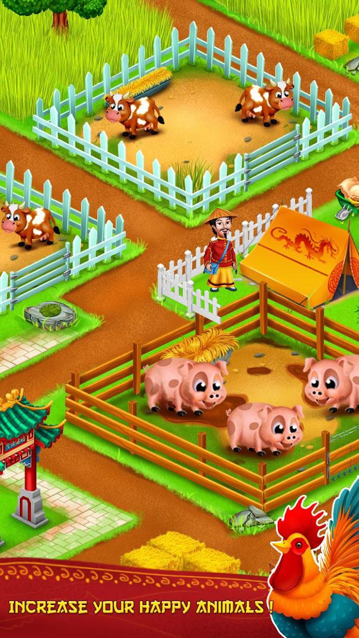 Asian Town Farmer : Build Big Offline Farm_游戏简介_图2