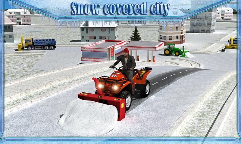 Snow Blower Truck Simulator 3D