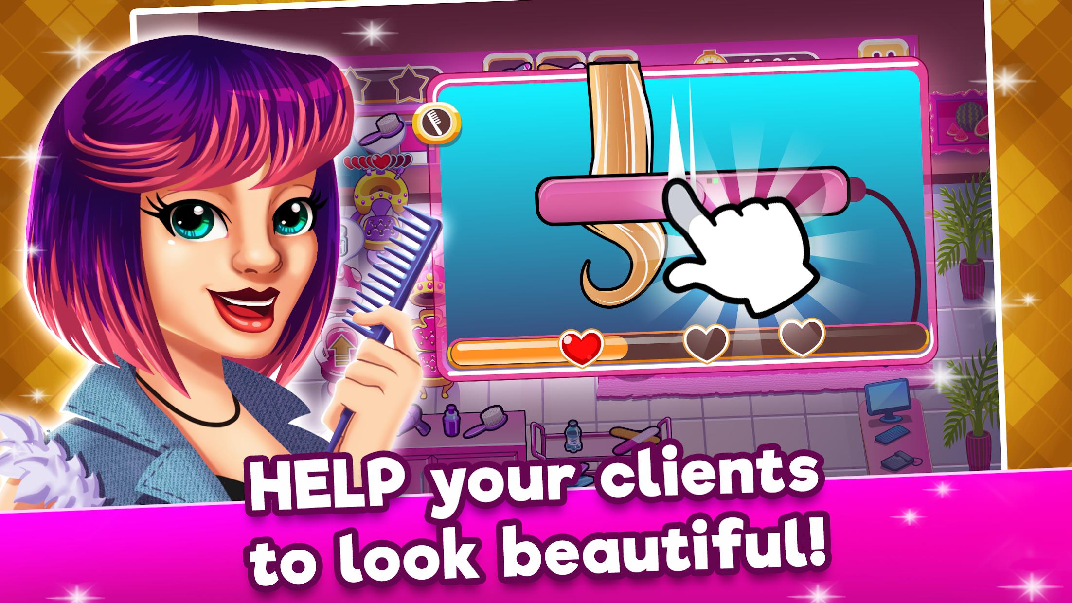 Top Beauty Salon -  Hair and Makeup Parlor Game_截图_4