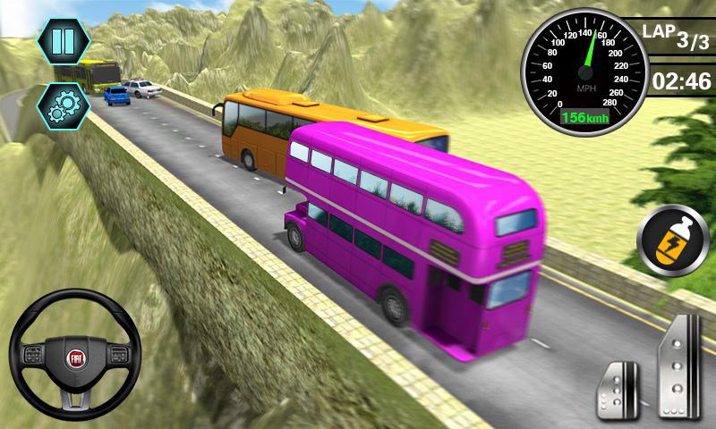 Bus Racing 3D - Hill Station Bus Simulator 2019_截图_3