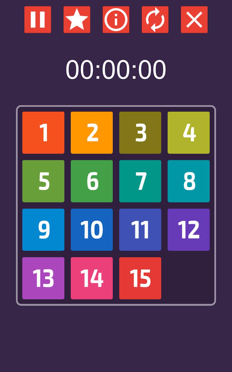 15 Puzzle - Classic Fifteen Number Game_游戏简介_图2