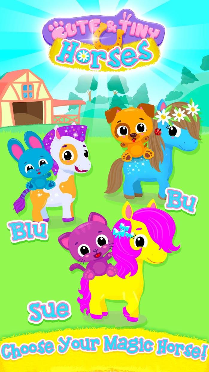Cute & Tiny Horses - Baby Pony Care & Hair Salon_游戏简介_图4