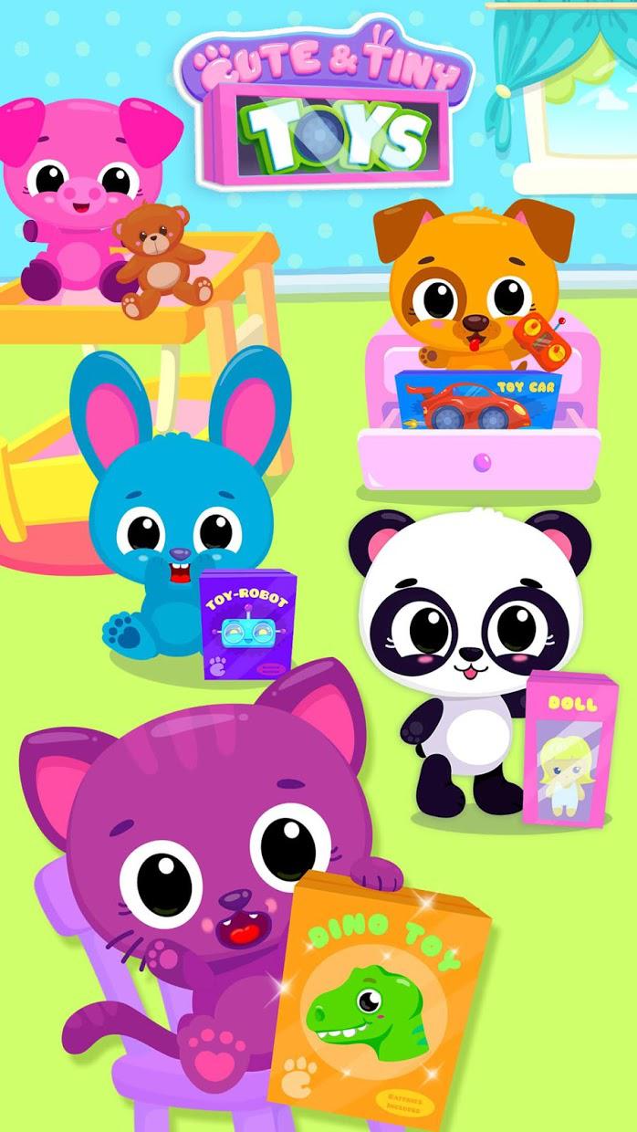 Cute & Tiny Toys - Doll, Dino, Car, Bear & Robot_截图_3