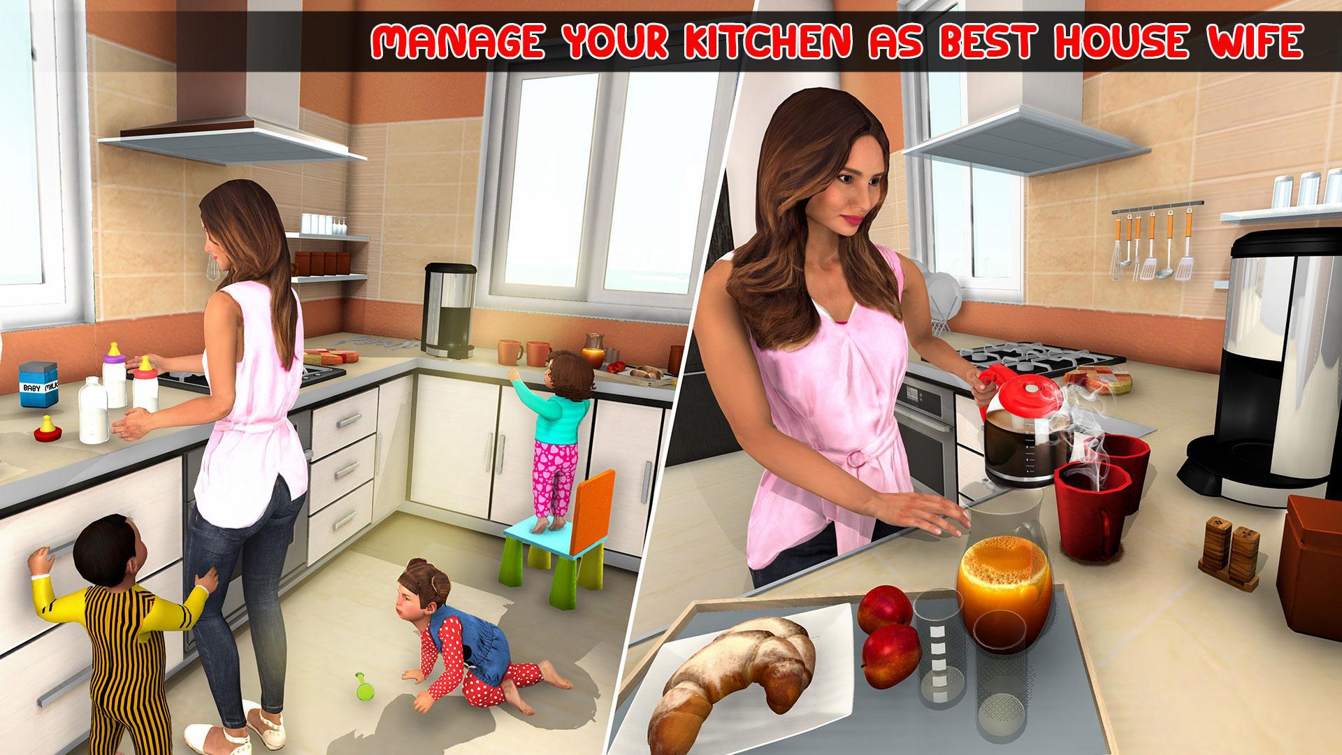 New Mother Baby Triplets Family Simulator_截图_2