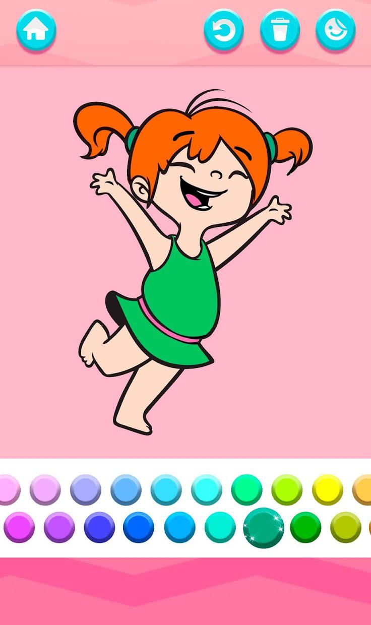 Kids Coloring Book for Girls_截图_4