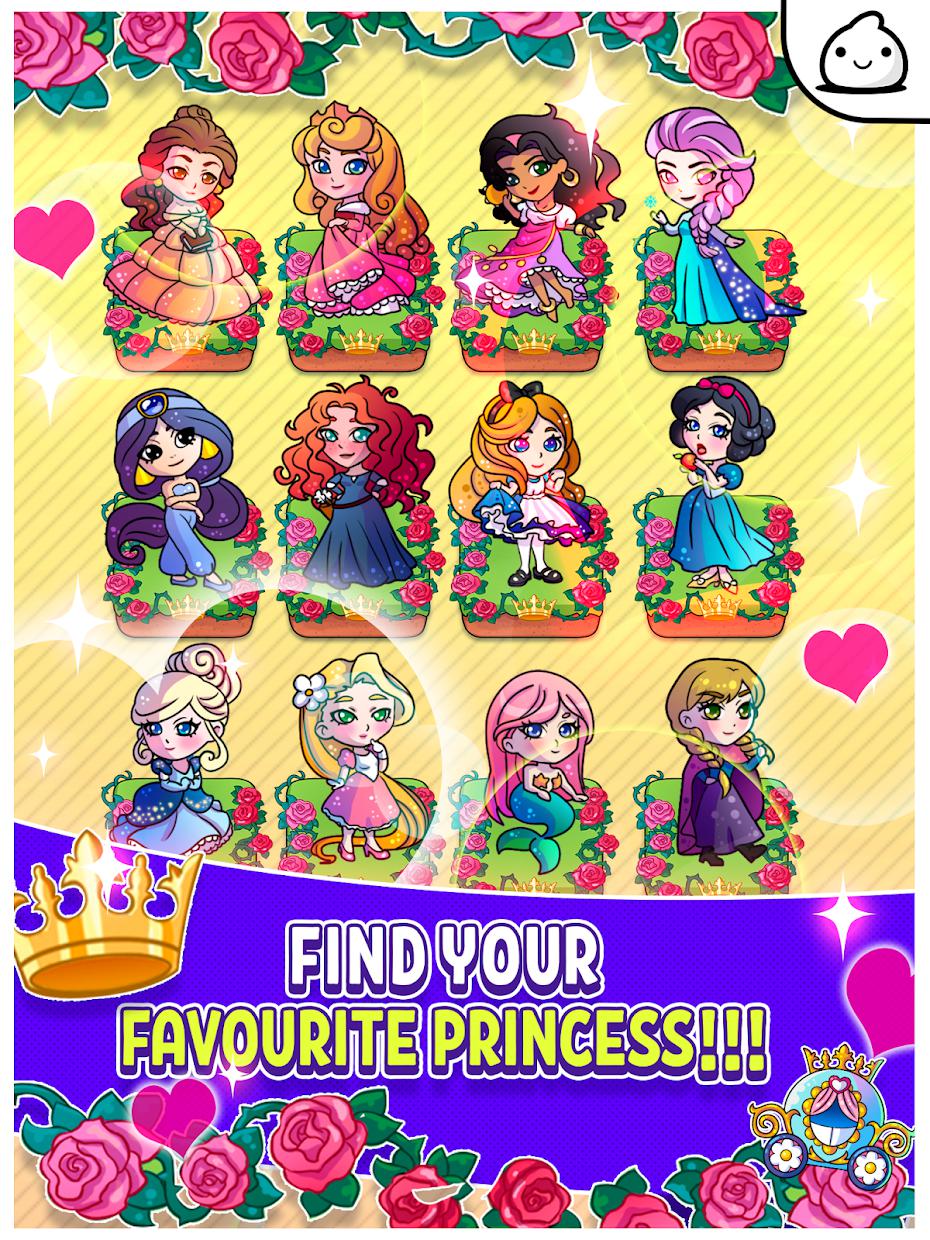 Merge Princess Kawaii Idle Evolution Clicker Game_截图_5