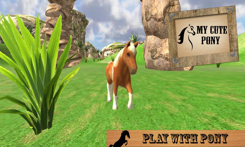 My Cute Pony Horse Simulator_截图_4