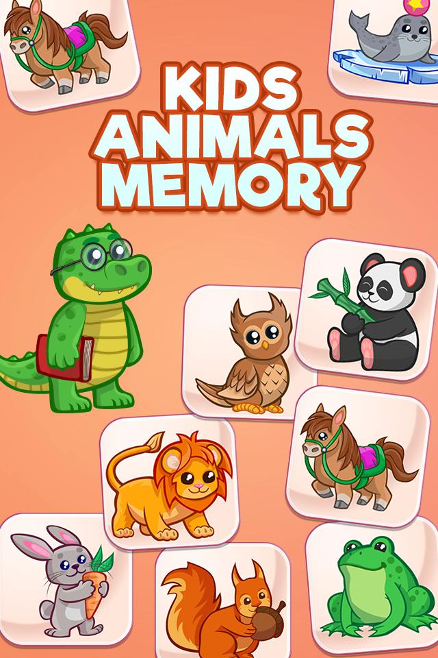 Kids Animals Memory Game_截图_2