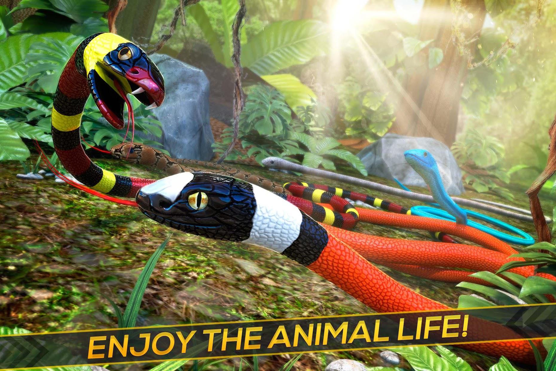  Jungle Snake Survival Run - Free Animal Race