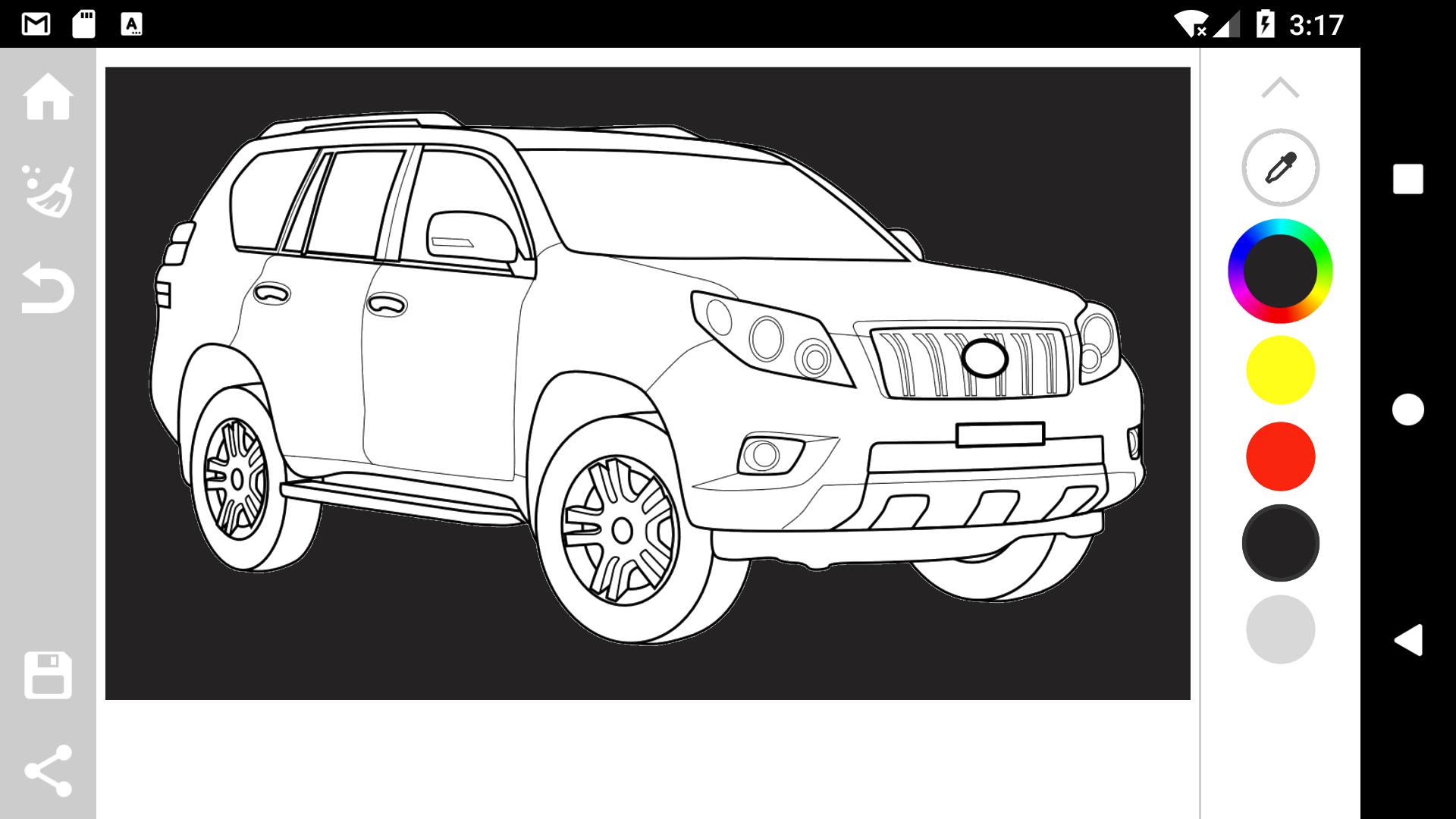 Japanese Cars Coloring Book_截图_5