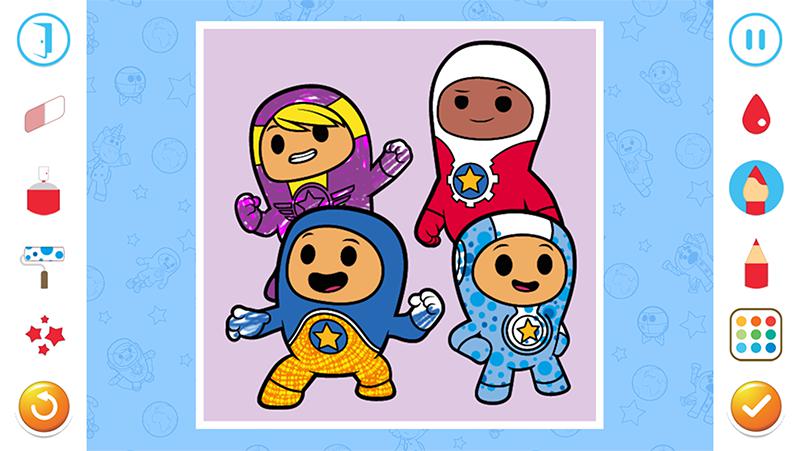 Go Jetters Colouring_游戏简介_图2