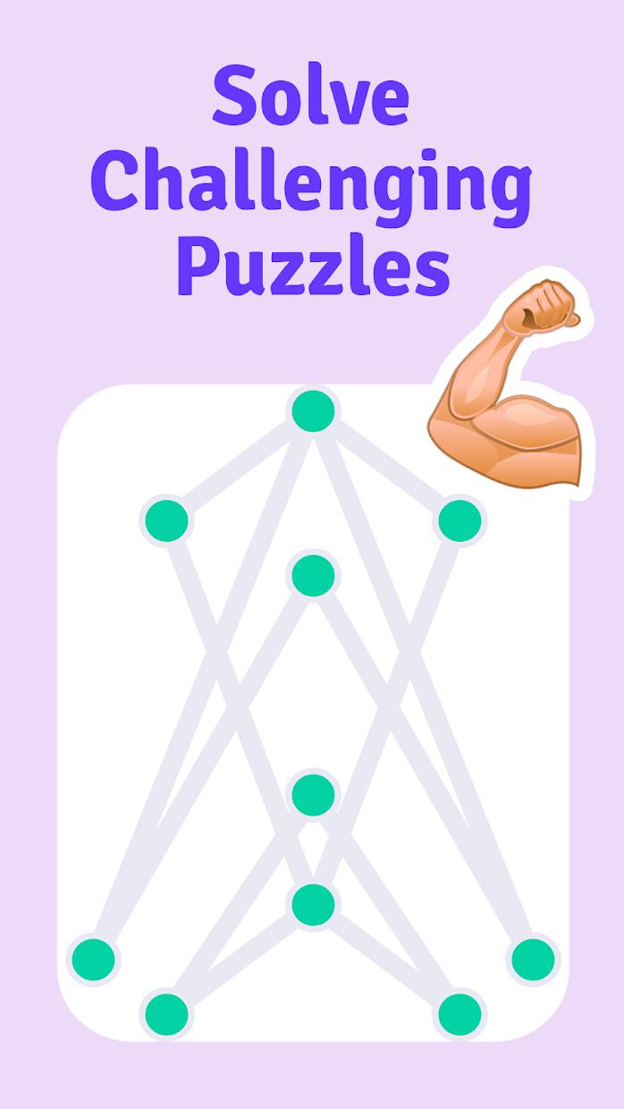 1WAY! Draw just one line & One touch puzzle game_截图_2