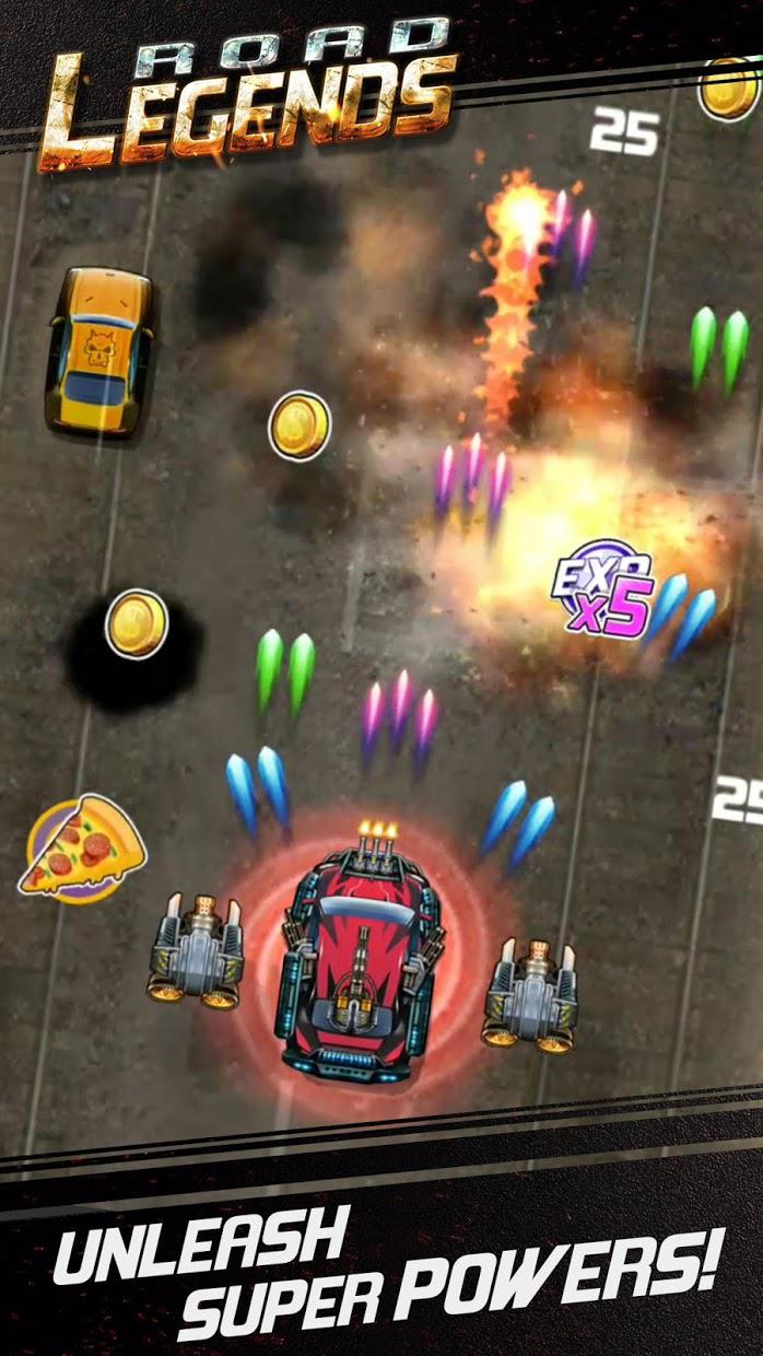 Road Legends - Car Racing Shooting Games For Free_截图_3