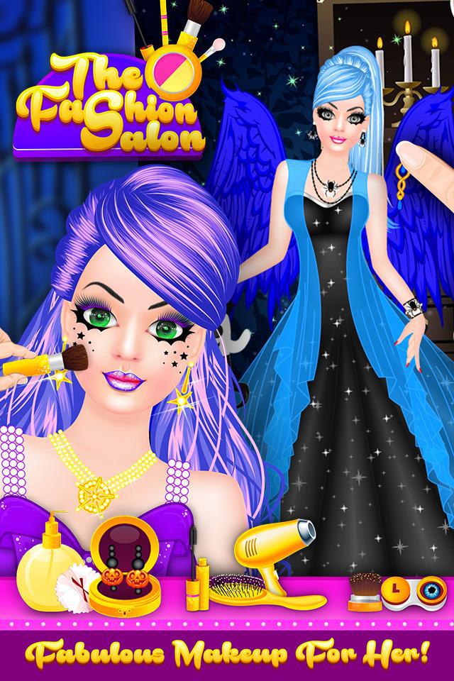 Monster Doll Fashion Salon Dress Up Game_截图_4