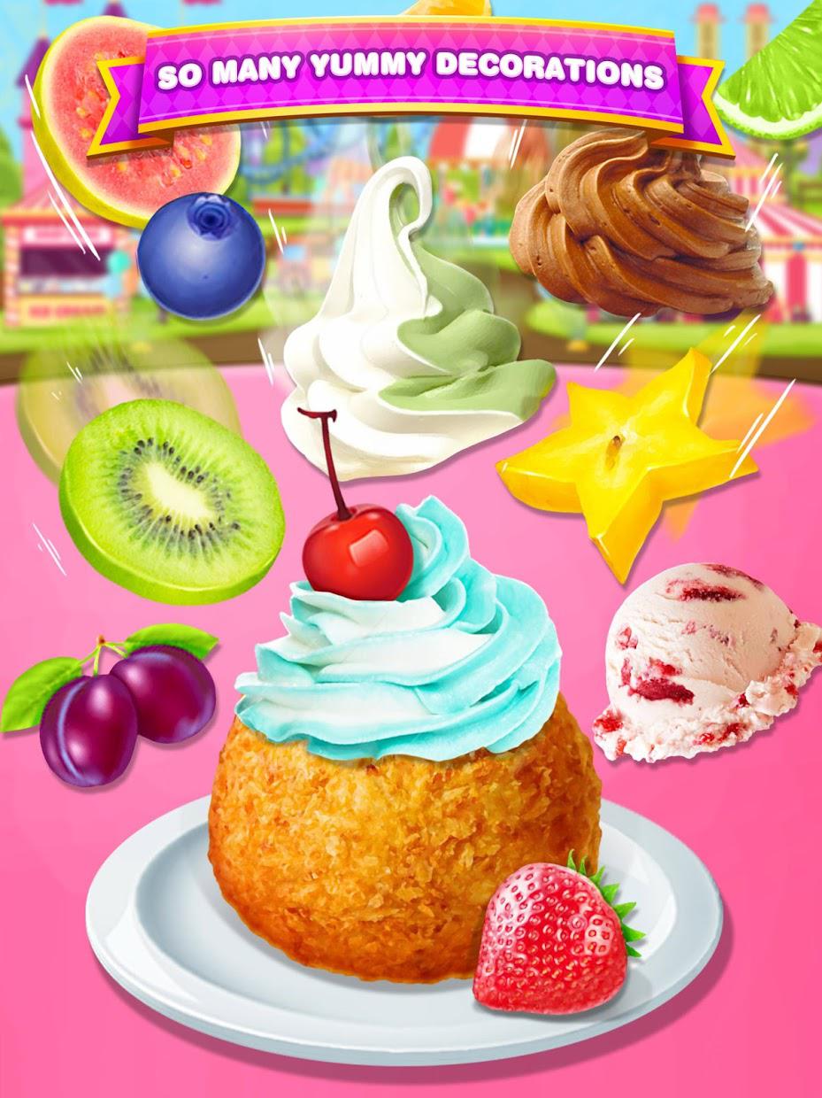 Deep Fried Ice Cream - Carnival Street Food Maker_游戏简介_图3