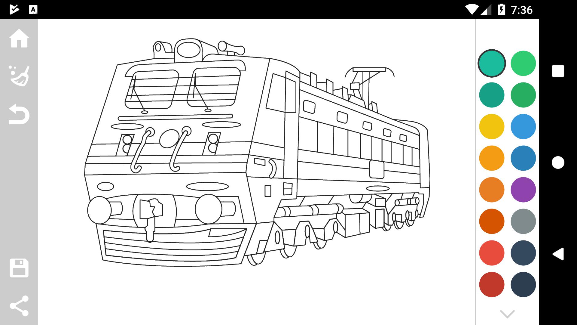 Trains Game Coloring Book_截图_3