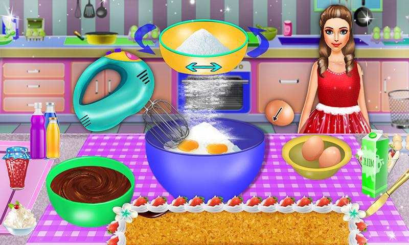 Princess Sofa Cake Maker Game: Kitchen Doll Chef_截图_2