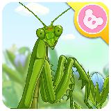 昆虫世界-螳螂 有趣的儿童互动绘本故事书