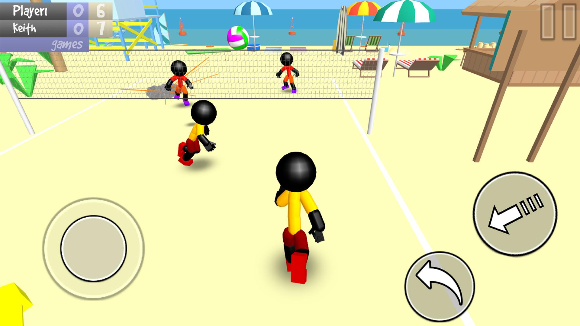 Stickman Beach Volleyball_截图_3
