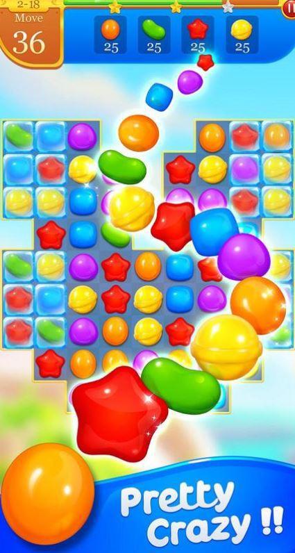 Crazy Candy Sweet Candy Bomb - candy star match 3_截图_4