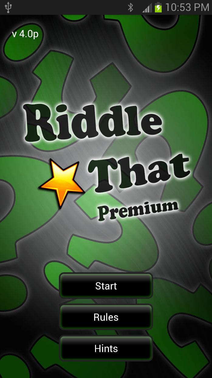 Riddle That Premium