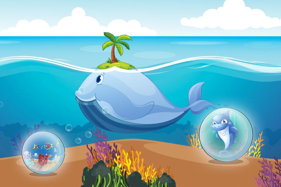 水下拼图 - 海和海洋动物为孩子和幼儿_截图_4
