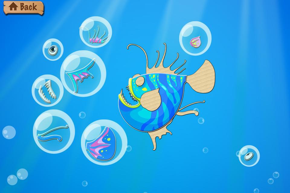 水下拼图 - 海和海洋动物为孩子和幼儿_截图_5