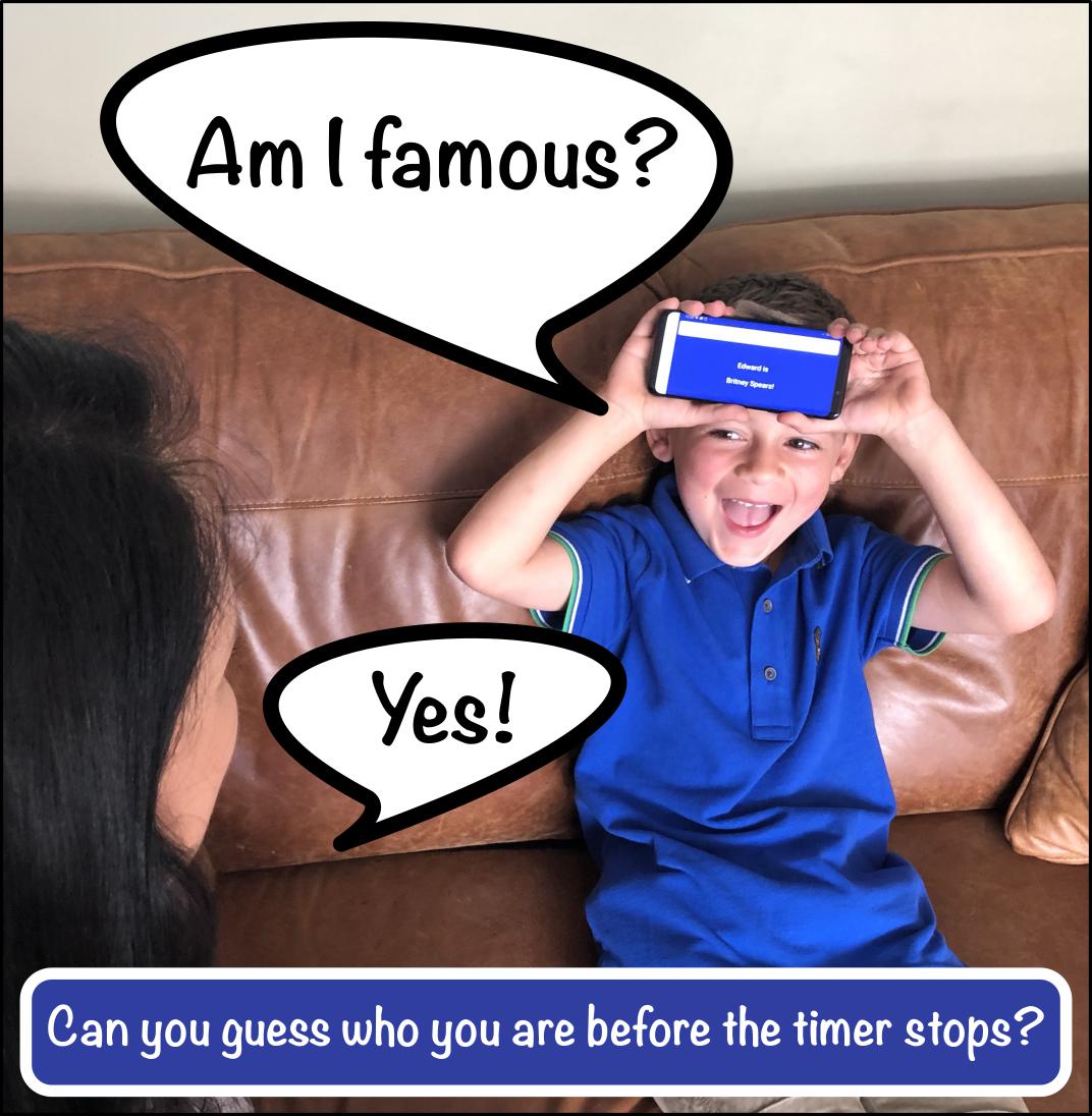 Who Am I ? Custom Party Guessing Game