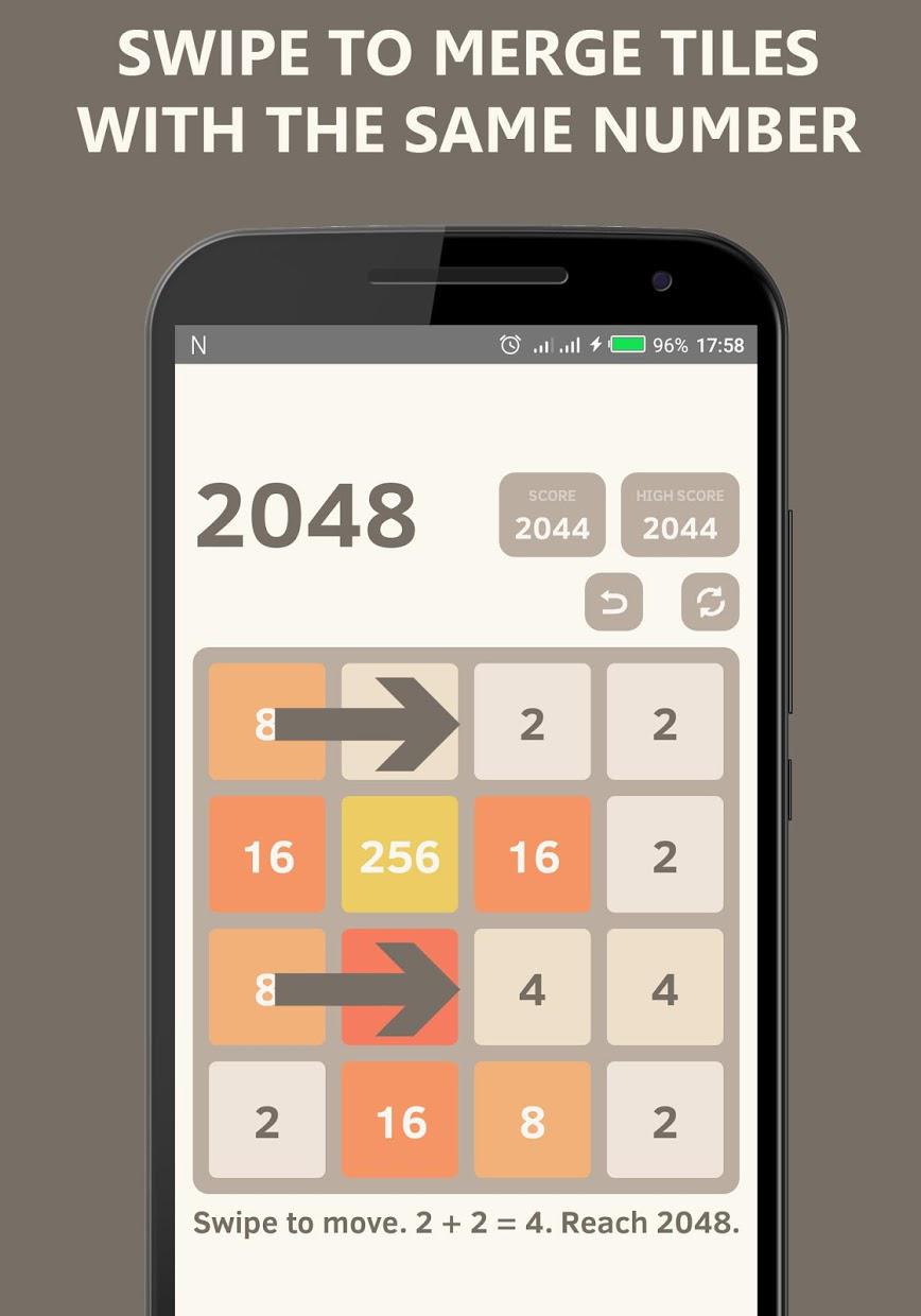 2048 Undo - Math Puzzle Game_游戏简介_图3