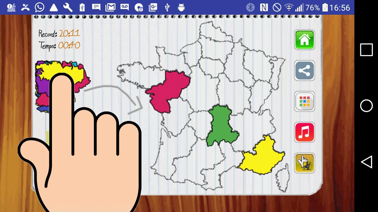 Carte de France Jeu_截图_2