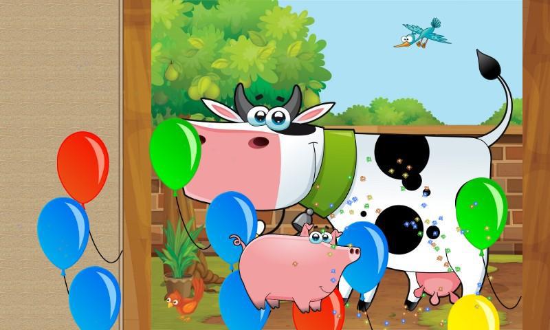 Farm Family Games: Learning Puzzles for Kids_截图_4