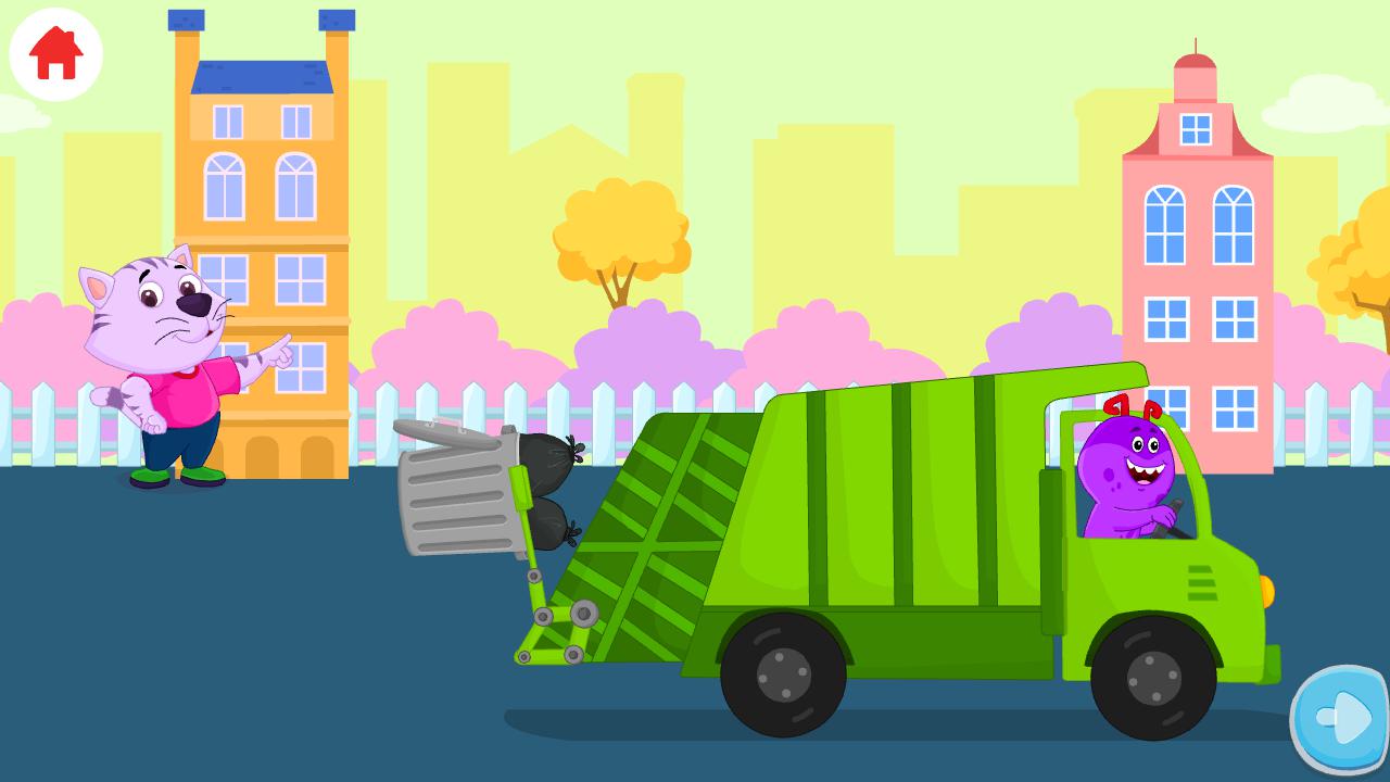 Garbage Truck Games for Kids - Free and Offline