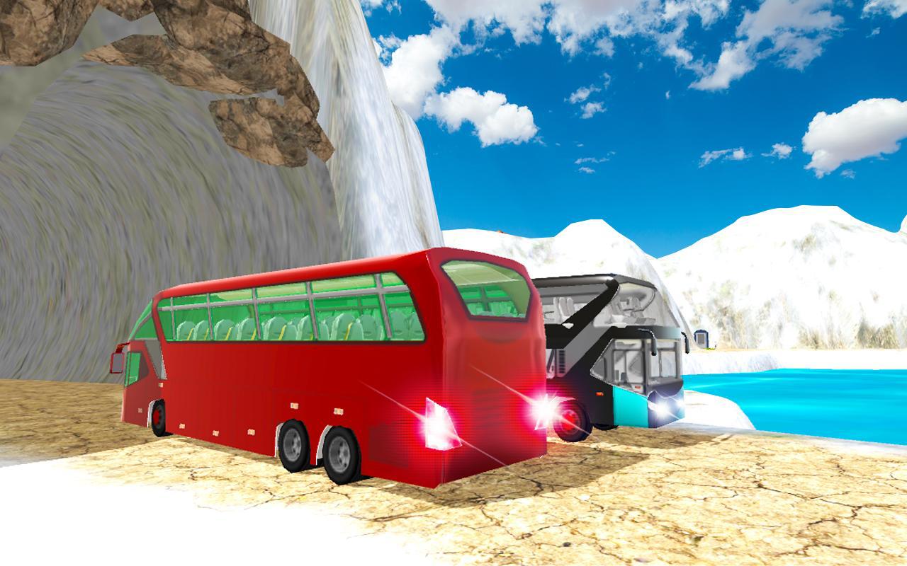 冬季巴士模拟器2018年雪圣诞派对_截图_2