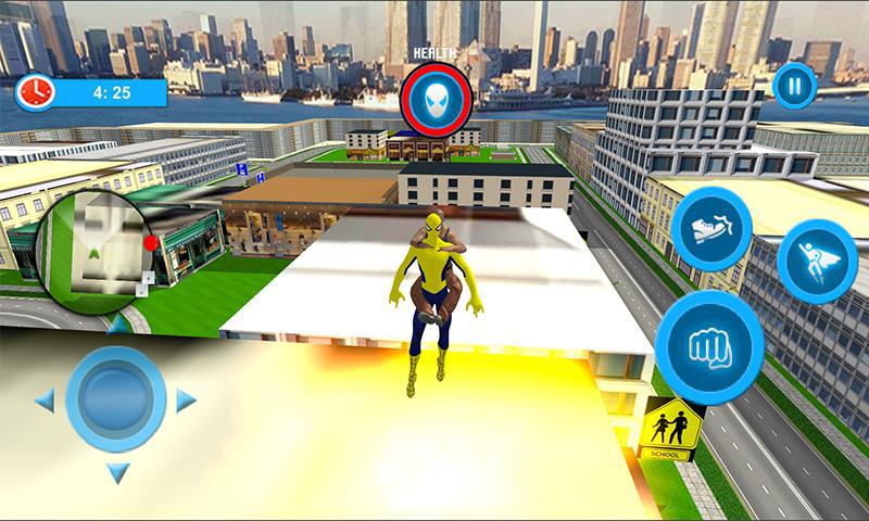 Flying Spider Hero City Rescuer Story_截图_3