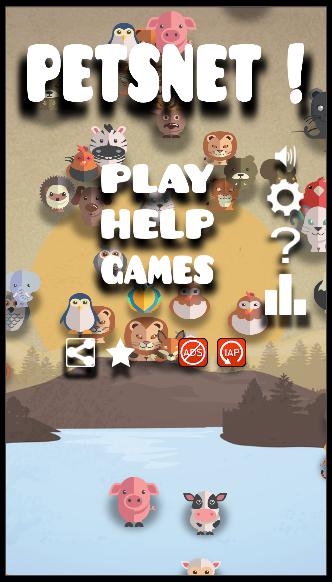 Animal connect game: PetsNet. Pet puzzle game free