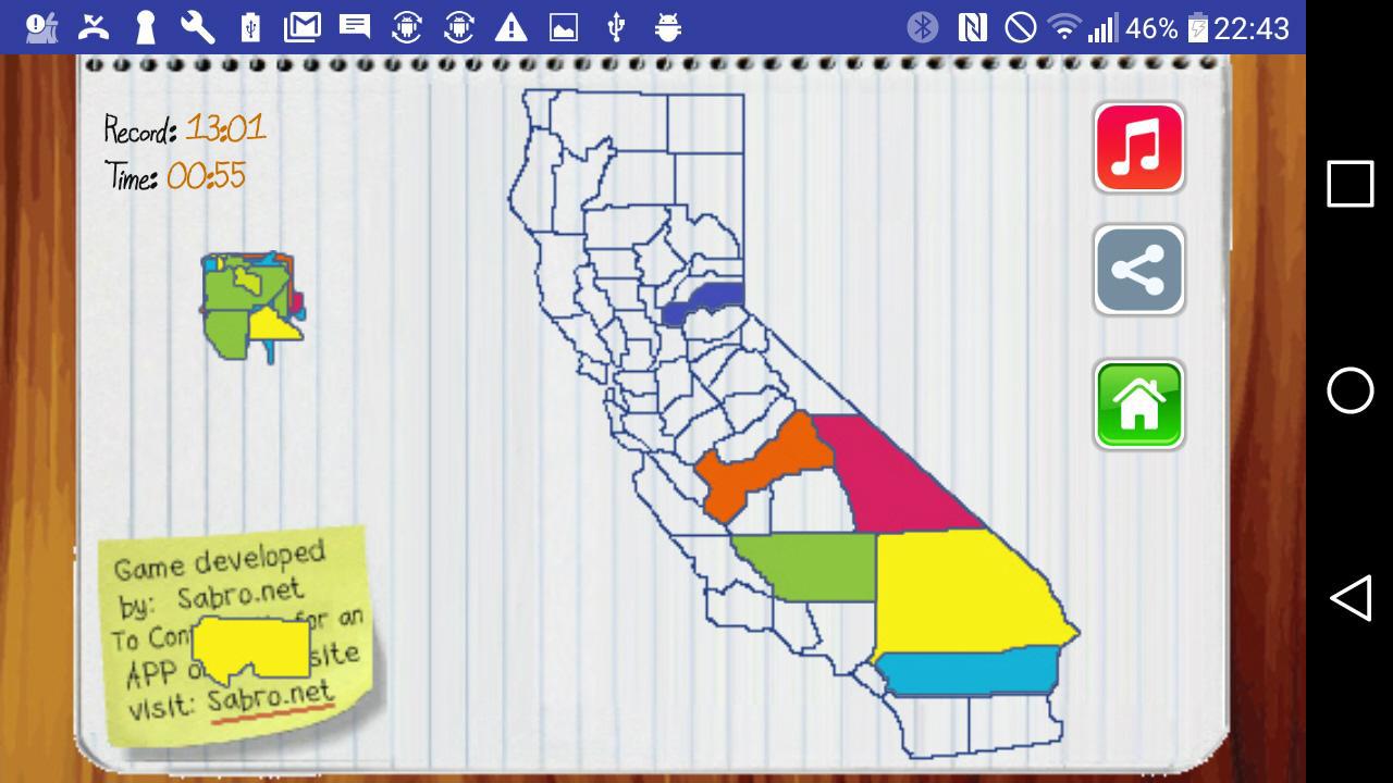 California Map Game_截图_2