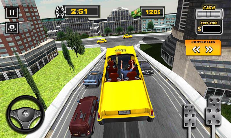 Super Taxi Driver Duty 2018 Driving Game_截图_4