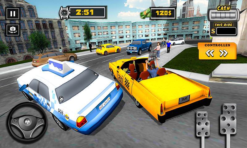 Super Taxi Driver Duty 2018 Driving Game_截图_5