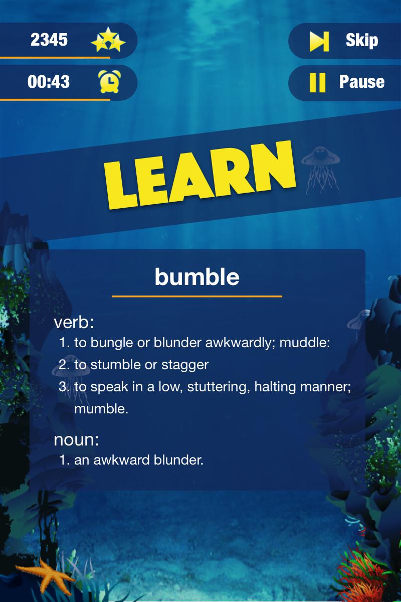 Bumble • Word Game • Anagrams_截图_3