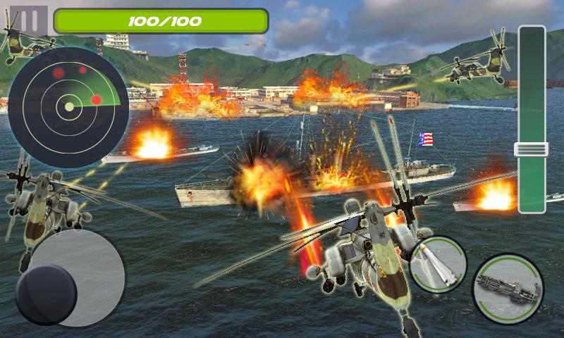 Helicopter Air War 3D_截图_3