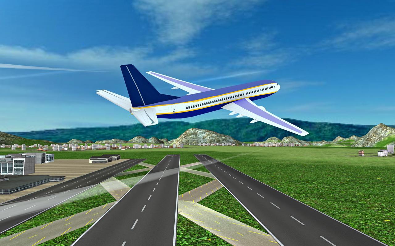 Fly Plane Flight 3D Airplane Simulator_游戏简介_图2