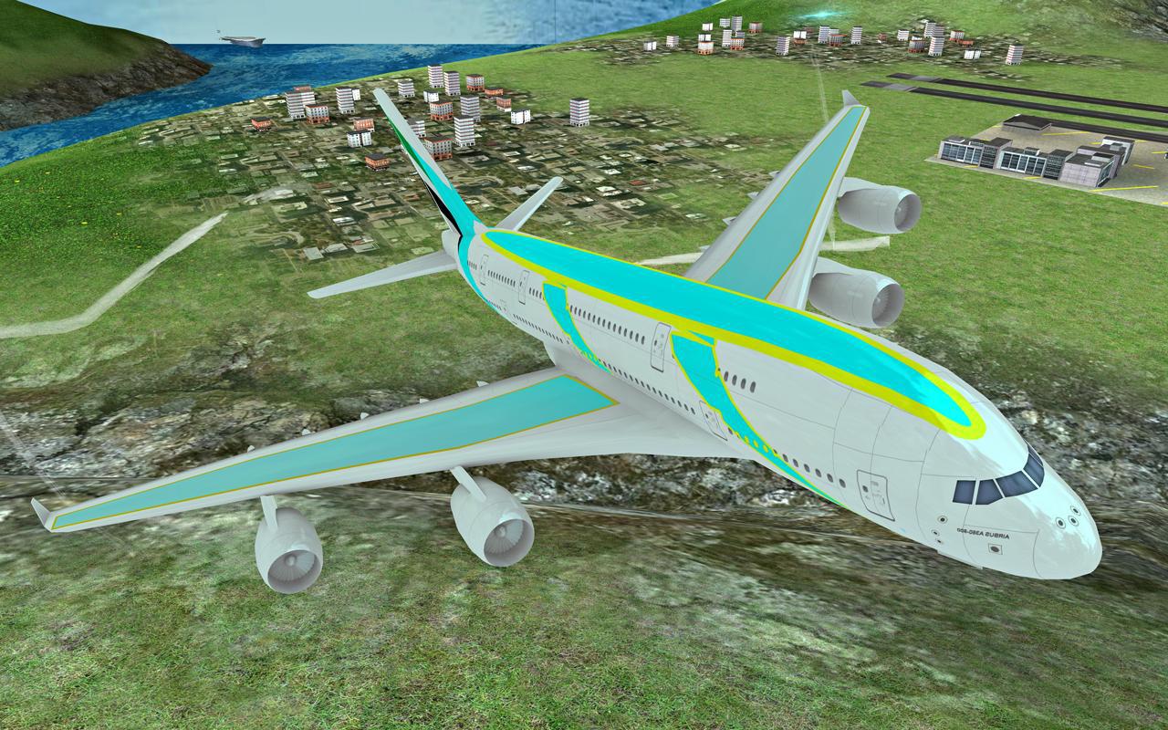 Fly Plane Flight 3D Airplane Simulator_截图_5