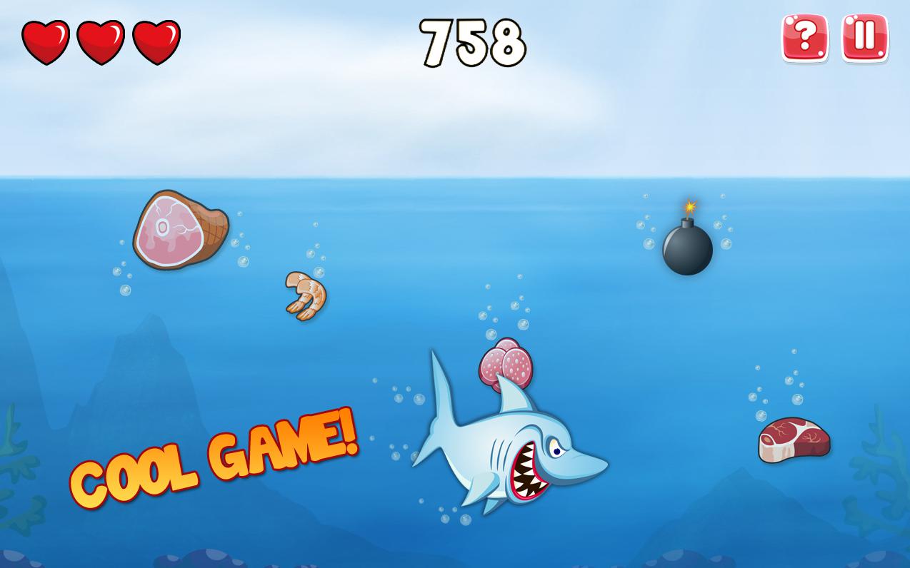 鲨鱼游戏：饥饿的短跑高清_截图_2