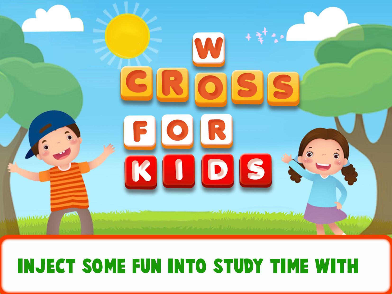 Crossword For Kids - Word Games For Kids