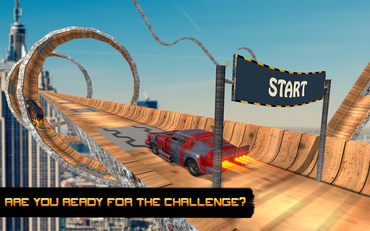 Vertical Mega Ramp Car Driving Stunts Simulator 3D_截图_2