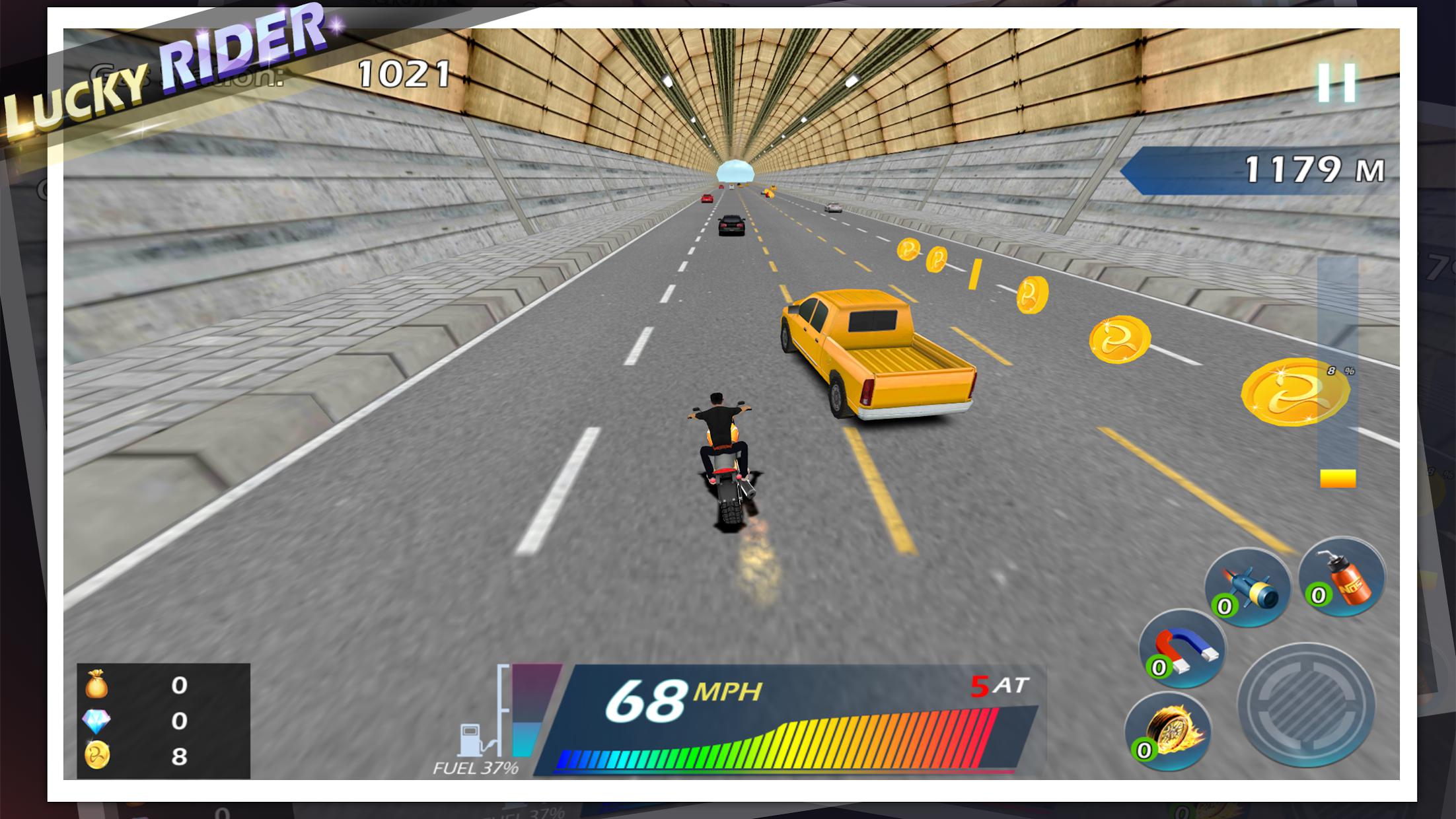 Lucky Rider - Crazy Moto Racing Game_截图_3