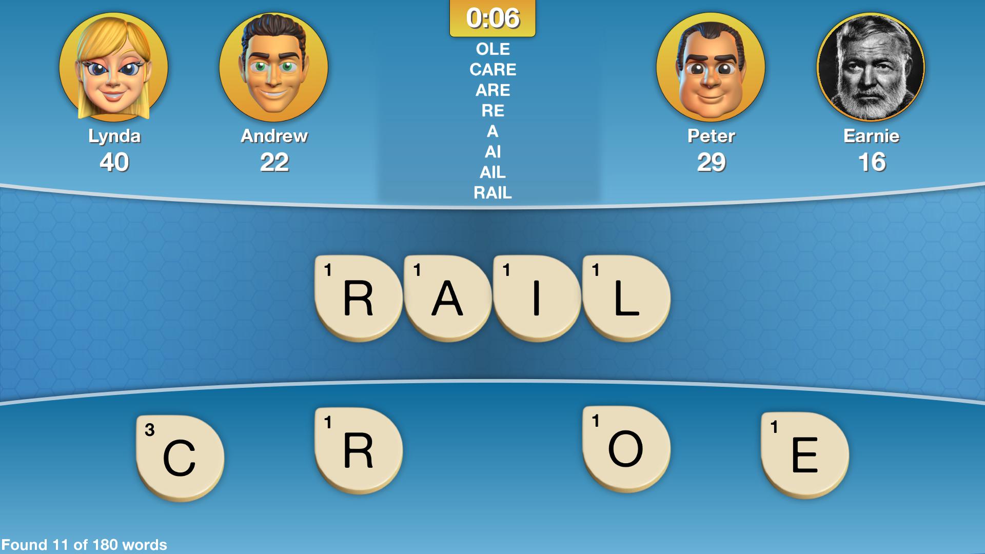 Words In Words: fast word game