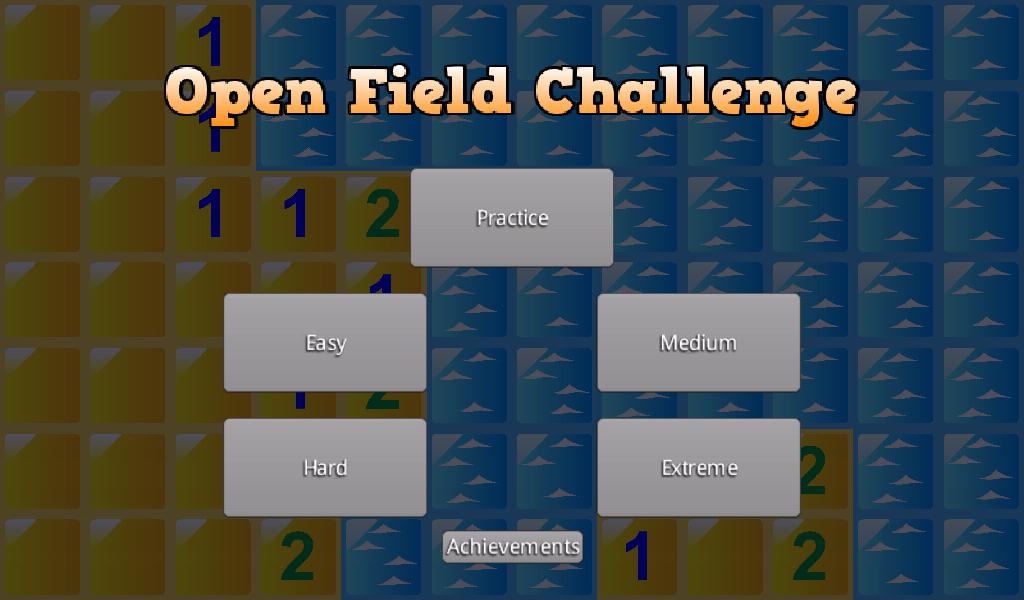 Minesweeper Open Field